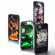 A02M Anime One Piece for iPhone 15 16 Plus Pro Max TPU black shell