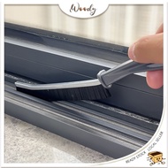 【Woody】Tile Gap Brush Long Handle Car Household Tile Scrubber Stiff Bristles Crevices Cleaner