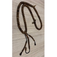 tasbih Kayu Gaharu Bakhoor Wangi asli Mesir Imam panjang size 6.5m/33 biji 💯 asli wangian gaharu hit