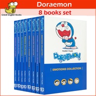 (In Stock) พร้อมส่ง หนังสือการ์ตูนโดเรม่อนภาคภาษาอังกฤษ Doraemon English Comics 8 Books set (Black and White)