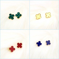 Fashion Earrings Jewelry Korean 925 Silver Needle Clover Petals ins Style Stud Earrings For Women