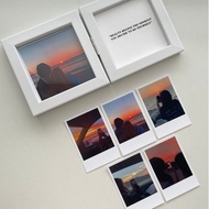 TWIN FRAME Mini Double Printed Photo FRAME with Photo Printing on Demand (free 6 polar photos. 6x9) 