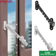 AFTEROF Window Blocking Lock, Windproof Adjustable Window Limiter Blocker, Fixator Security Protecti