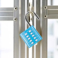 4 Digit Combination Padlock Button Code Lock Digital Code Padlock For Suitcase Gym Dormitory P3g5
