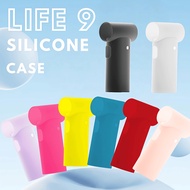 JISULIFE Life 9 Case Mini Fan Protective Case Cover Silicone Protector Washable Silicone Case JISULI