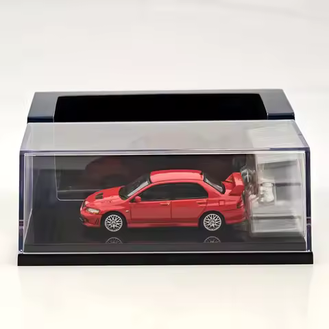 Hobby Japan 1/64 Lancer GSR Evolution VII with Engine Display Model Palmer Red HJ641054R Diecast Mod