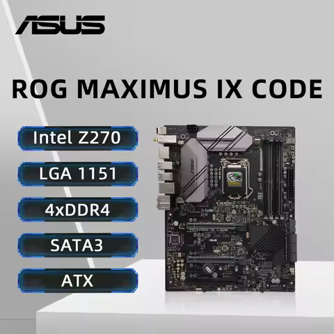 ASUS ROG MAXIMUS IX CODE Motherboard Support i7-7700K 6700K i5-7600 6500 i3-7300 CPU LGA1151 DDR4 32