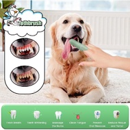 Dog Toothbrush 360° Cleaning Dog Finger Toothbrush Food Grade Silicone Dog Finger