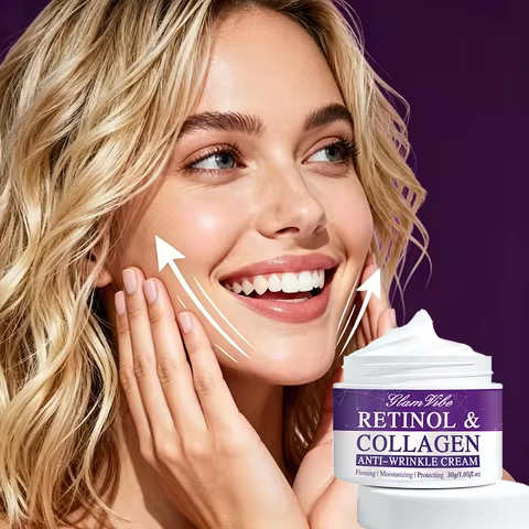 Anti-wrinkle cream provides nutrients to the skin, leaving facial skin smoother, more hydrated, and 