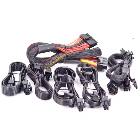 For EVGA SuperNOVA 850w 750w 650w 550w 450w B3 Power Supply 24Pin 6+2pin PCIe GPU 8Pin CPU 4+4pin SA