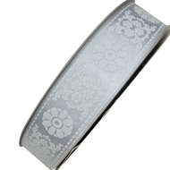 2.5CM White Glue Craft Ribbon European Retro Bar Holder Handmade DIY Ribbon Gift Box Packaging Ready