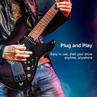 Mini Electric Guitar Amp 5W Portable Guitar Amp Bluetooth Built-in 4 Effects Rechargeable Small Guit