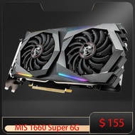 ⓞUsed Msi Gtx1660Super 192Bit Graphics Card Nvidia GTX 1660 Super Video Gpu Desktop Fast Shippin T☭