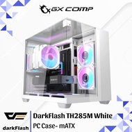 Darkflash TH285M | M-atx PC Case | Gaming PC Case - White