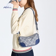 ELLE Active | กระเป๋าสะพายข้างผ้าลายเรโทร ELLE Active สำหรับผู้หญิง ดีไซน์เก๋ไก๋ ทรงสปอร์ต สไตล์ยูนิ