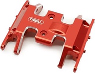 Treal Axial SCX24 Skid Plate Aluminum 7075 CNC Machined for 1/24 SCX24 Deadbolt C10 Betty Jeep (Red)