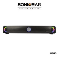 SonicGear U300 Powerful Sound Bar Speakers with Brilliant Light Effects (USB)