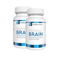 Vitality Now Youthful Brain 2 Bottle Bundle - Memory & Brain Health Support Supplement - Brain Boost