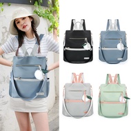 New Casual Anti-Theft Backpack Women Fashion Contrast Color Large-Capacity Shoulder Backpack