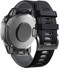 GANYUU 26 22mm Quickfit Watchband Strap For Garmin Fenix 7 6 935 Silicone Easyfit Wrist Strap For Fenix 7X 6X 5X Plus 3 3HR Watch