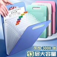 Portable Large-Capacity Organ Bag Student Folder Test Paper Storage Book a4 Storage Folder Student D