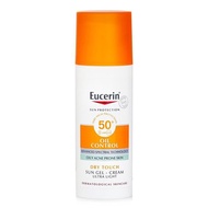 Eucerin Oil Control Dry Touch Sunscreen Gel-Cream SPF50+ For Oily Acne-Prone Skin Ultra Light Textur