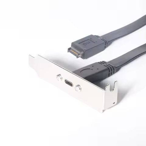 USB 3.1 Front Panel Header Type E M to Type C F Motherboard Expansion Cable Computer With LOW Profil