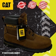 CATERPILLAR MEN'S SAFETY BOOT / MEN'S HEAVY DUTY SAFETY BOOT / KASUT KERJA SAFETY BOOT LELAKI P708029 DARK BROWN