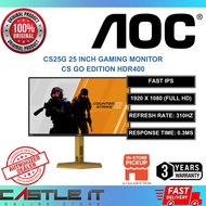 AOC CS25G 25 Inch Fast IPS FHD 310Hz Gaming Monitor CS GO Edition HDR400
