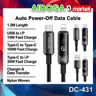 AIDOGA DC-431 Data Cable Auto Power-Off Cable DC-4313 100W Fast Charging Cable DC-4312 USB Cable DC-