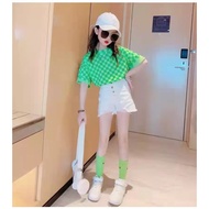 Babyfit >6yrs CHECKERDS top blouse anak abg beby girl clothes 0605rp blouse budak perempuan kids blo