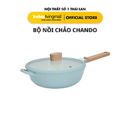 Bộ Nồi Chảo Có Nắp CHANDO Sử Dụng Mọi Loại Bếp Màu Xanh | Index Living Mall | Nội Thất Nhập Khẩu Thá