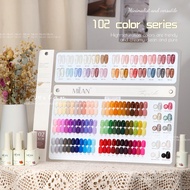 15ml 102/120/146 Colors Jelly Macaron Nail Polish Diamond+Base+top Combination Set gel polish set wi