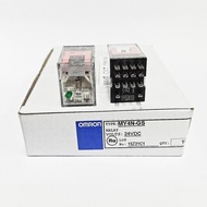 (รีเลย์) OMRON RELAY MY4N-GS 220VAC 110VAC 110VDC 48VAC 24VAC 24VDC 12VAC 12VDC (ราคาต่อตั