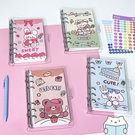[Set] Planner Pretty A6 Clear Set Diary Notebook Journal File Mimislan