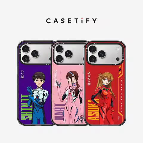 CASETiFY Evangelion Series Magnetic Drop-proof Case for iPhone 13 14 15 16 17 Pro Max Air Plus Prote