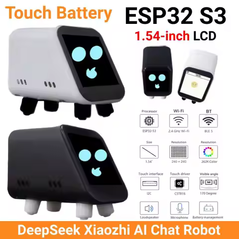 ESP32 S3 N16R8 MUMA Voice Chat Robot with 1.54 inch Screen DeepSeek Xiao Zhi AI Chatbot LCD Display 