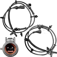 2 Pcs New ABS Wheel Speed Sensors Front Left & Front Right Compatible with Ford Edge (2007-2014) / L
