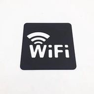 設計款 不鏽鋼 WiFi標誌 不銹鋼公共標示牌 無線上網標示牌