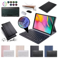 For Samsung Tab A 10.1 2019 SM-T510 T515 Stand Bluetooth Keyboard PU Leather Case Cover