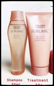 Shiseido Sublimic Travel Size Airy Shampoo50ml+Treatment 50ml