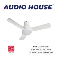 KDK U48FP-WH 120CM CEILING FAN DC MOTOR W LED LIGHT ***1 YEAR WARRANTY***