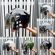 NAPOLI N011 1/2 Head Helmet with Visor, Sporty Style.