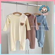 Baby Jumpsuit Spring and Autumn New Children's Homewear Pajamas Korean Men's and Women's Baby Thin Romper Romper