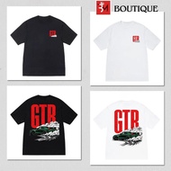 GTR Car Drift Printed T-Shirt Form Unisex Men Women Cotton Fabric 250gsm GTR T-Shirt 588553