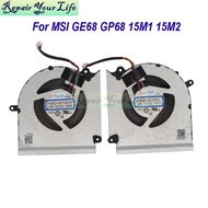 Laptop Cooling CPU GPU Fan For MSI Raider GE68 GE68HX 13VF Vector GP68 HX 14VFG MS-15M1 15M2 PABD1A0