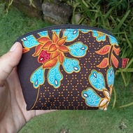Dompet Kain Batik Mini / Dompet Koin Murah / Pouch Koin Estetik Souvenir