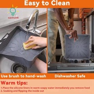 sanhui23cm/9Inch Square Large Silicone Air Fryer Liners Mold for  Air Fryer 6-8QT Reusable Airfryer 