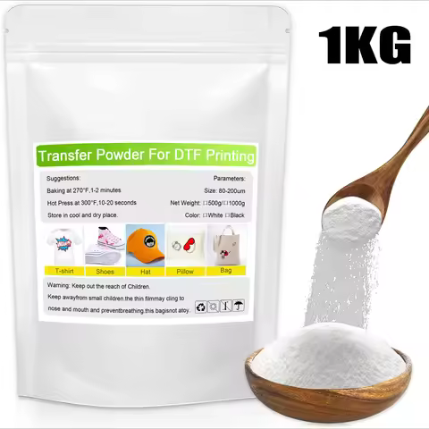 DTF Powder DTF Printer Hot Melt Powder for DTF Transfer Film DTF Printer DTF Poliamida Powder for DT