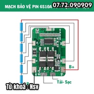 Nsv Mạch Bảo Vệ Pin 6S 24V-25V Sử dụng pin 18650 Cho Loa Kéo Loa Bluetooth